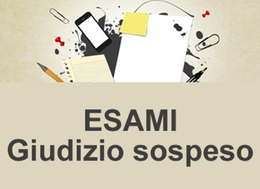 esami giudizio sospeso